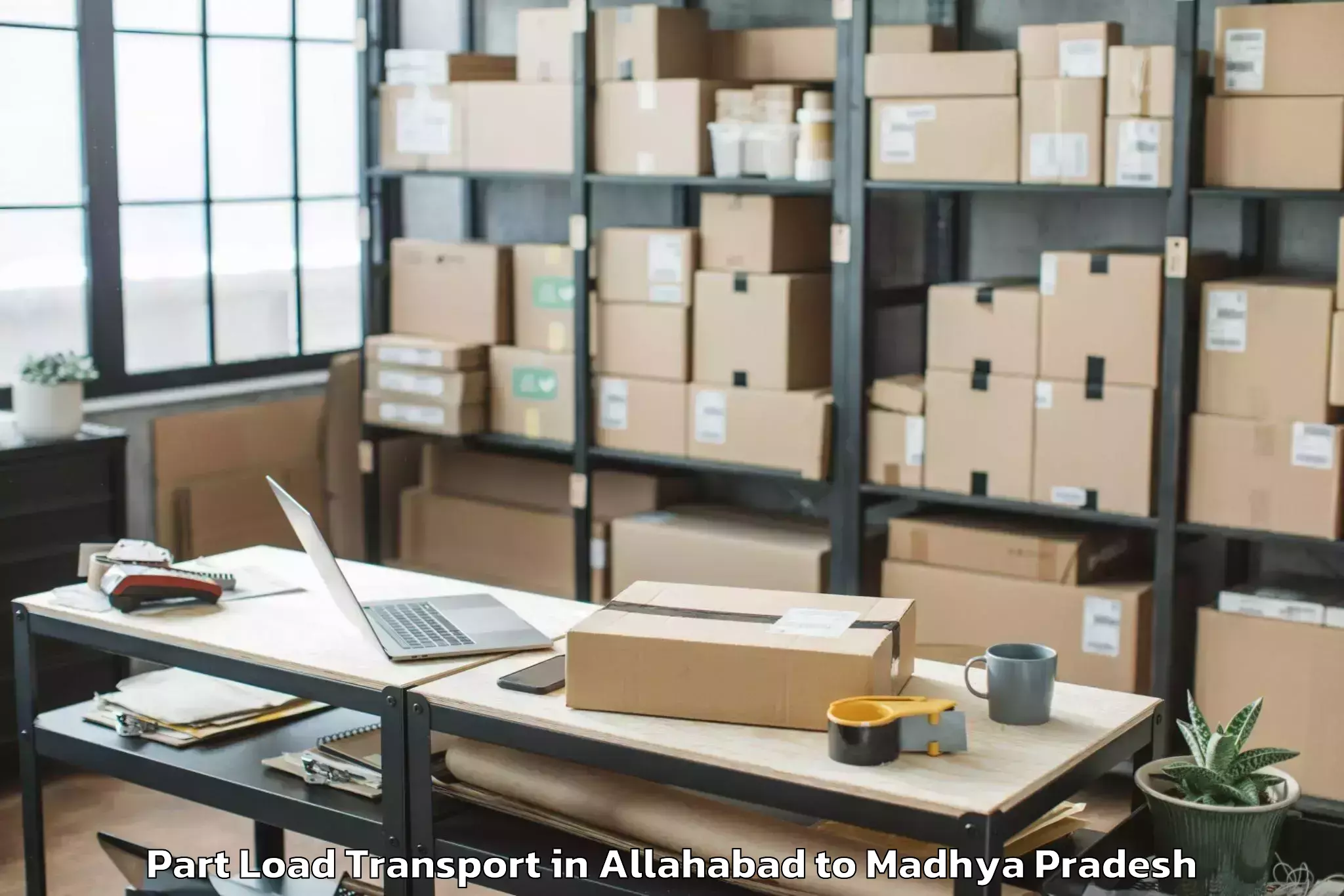 Affordable Allahabad to Rahatgarh Part Load Transport